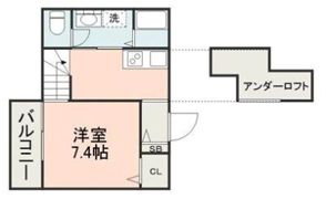 ウェルフォア壱番館の間取り画像