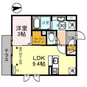 A:フォレスト コート／B:エレガント コート A:フォレスト コートの間取り画像