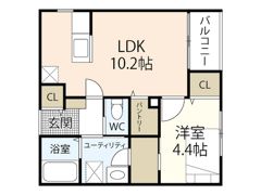 ボワヴェール八木の間取り画像
