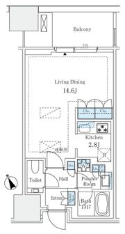麻布台ヒルズレジデンスB棟の間取り画像