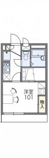 レオパレス上野西清風の間取り画像