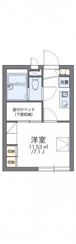 レオパレスティンカーベルの間取り画像