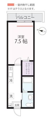 ハーミットクラブハウス 屏風浦D号棟（仮）の間取り画像
