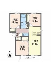 グリーンコート上市の間取り画像