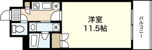 Eden白島九軒町の間取り画像