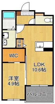 FIRST STEP KITAIZUMIの間取り画像