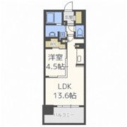 OPUS RESIDENCE SHINSAIBASHI SOUTHの間取り画像