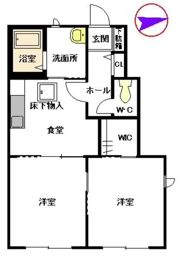 グリーンハイツ白野江の間取り画像