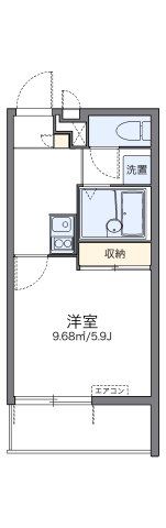レオパレス悠和の間取り画像