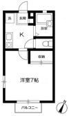 ヴィラージュ若宮の間取り画像