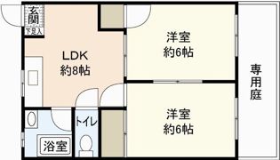 真宅コーポの間取り画像