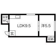 豊中ニューハイツの間取り画像