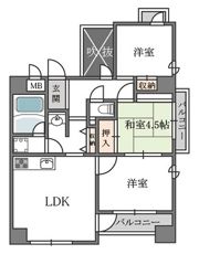 トータス西天満の間取り画像