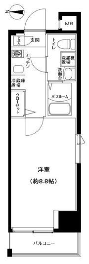 グランフォース本所吾妻橋の間取り画像