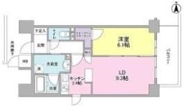 ブリリアント同心の間取り画像