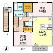 サンリット・MⅢの間取り画像