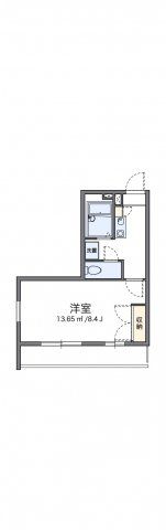 レオパレス枚方堂山の間取り画像