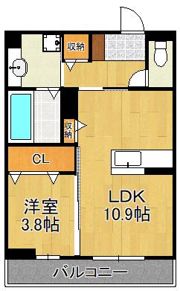 フース コーシェリの間取り画像
