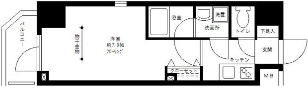 プライムアーバン白山の間取り画像