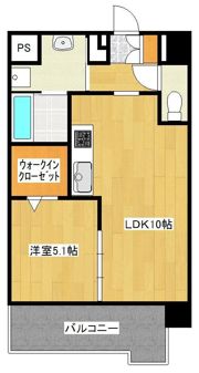 フェリシエ三萩野の間取り画像