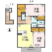 ルミエール A棟の間取り画像