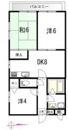 西荻日伸ハイツの間取り画像