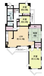 エステム堺萩原天神の間取り画像