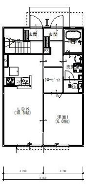 クレアモントハイツの間取り画像