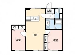カルチェ尾本の間取り画像