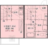ハーモニーテラス今池南の間取り画像