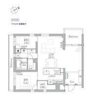 THE GRANDUO FUTAKOTAMAGAWAの間取り画像