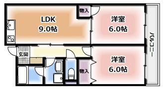 グリーンノースの間取り画像