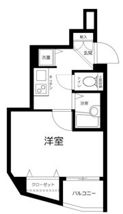 エクセリア都立大の間取り画像
