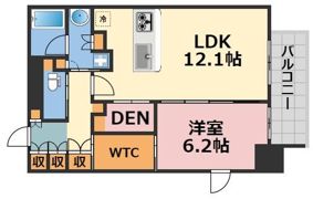 Dimus北浜の間取り画像