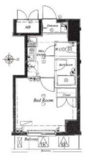 ヴィーダ♯017の間取り画像