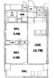 S-RESIDENCE錦糸町パークサイドの間取り画像