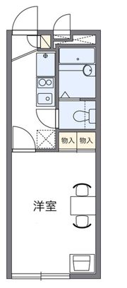 レオパレスリバーパークみのりの間取り画像