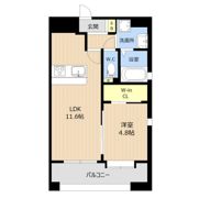 LIBTH熊本駅南の間取り画像