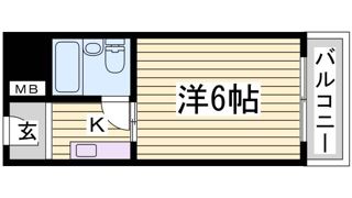 メゾンド六甲パートⅠの間取り画像