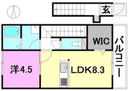 ヴェルグレーヴィア朝生田2プレミアムの間取り画像