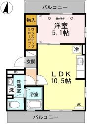 パーチェメゾン明日香の間取り画像