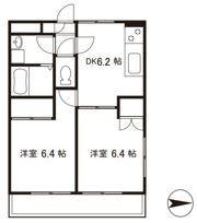 シャトーNTの間取り画像