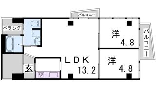BELLTREE平和台ANNEXの間取り画像