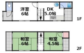 大蓮東5丁目テラスハウスの間取り画像