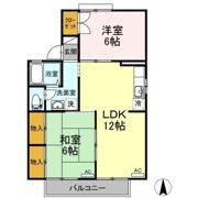 ベルメゾンおち B棟の間取り画像