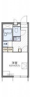 レオパレス南小路の間取り画像