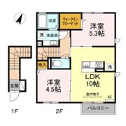 ボンヌールの間取り画像