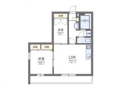 レオパレスネクストの間取り画像