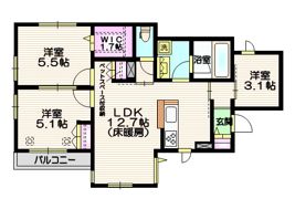 エルズプラス南長崎の間取り画像