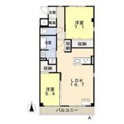 クレセント中仙道6の間取り画像